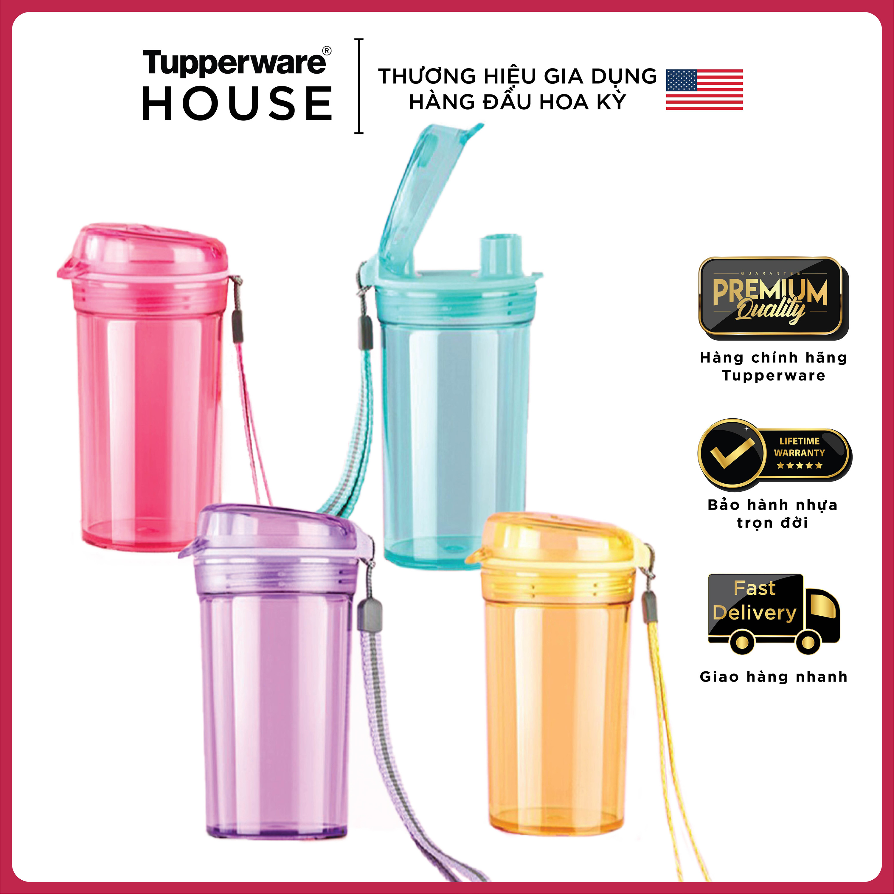 Bình nước Tupperware Mini Drinking Flask 280ml