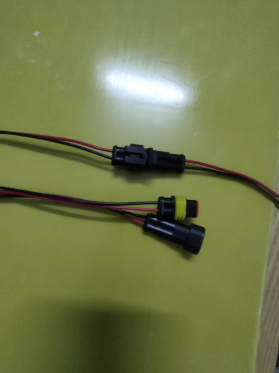 [LOẠI ĐẤU SẴN DÂY] Đầu cút jack giắc nối dây điện 2 chân chống nước dùng cho xe máy xe hơi ô tô