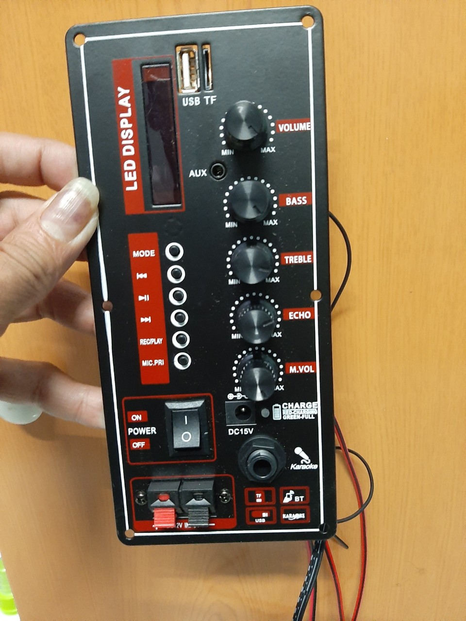 Mạch loa kéo công suất Mono 2 kênh 70W 8R - 90W 4R nhiêu phân loai kem Adapter HP Electrical