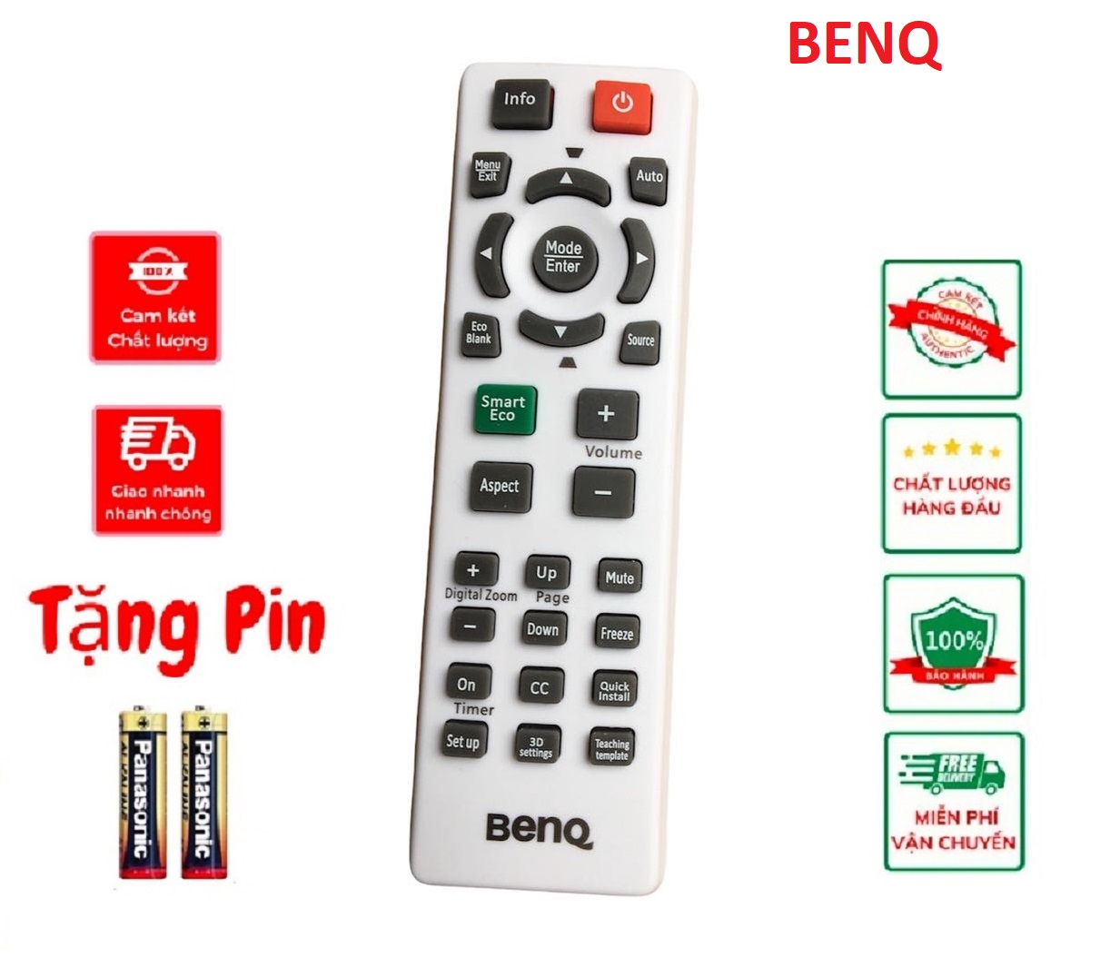 Điều khiển máy chiếu BenQ hàng mới 100%