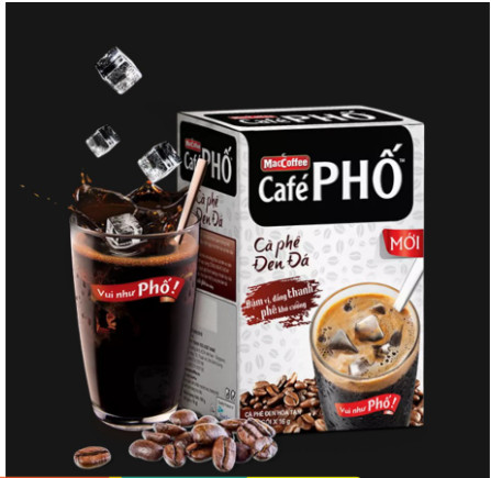 Cà phê phố đen đá