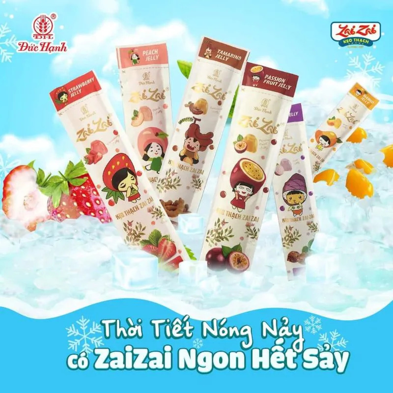 Thạch zai zai đức hạnh mix đủ vị