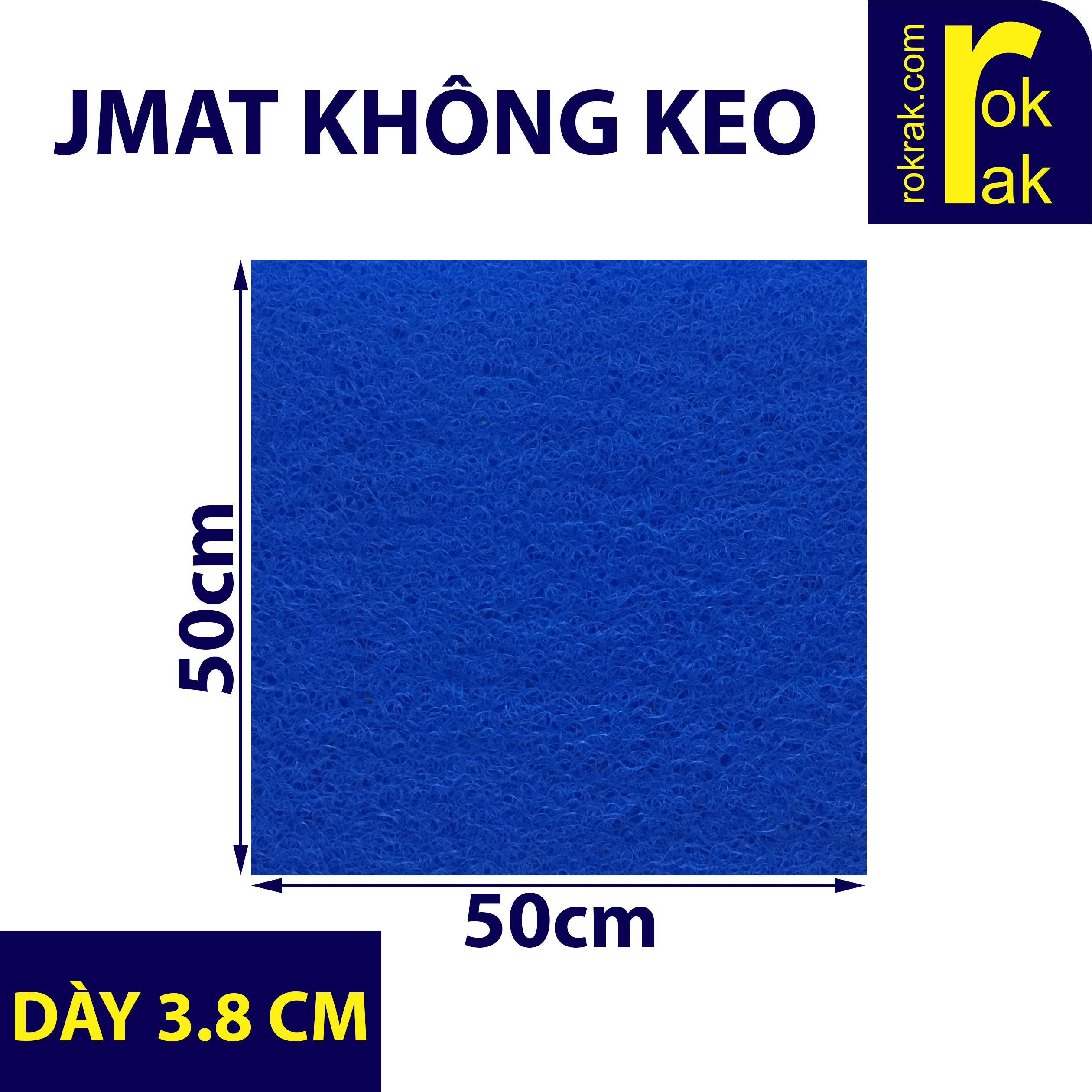 Jmat KHÔNG keo / CÓ keo - Bùi nhùi Nhật 50x50cm - Vật liệu lọc nước bể cá