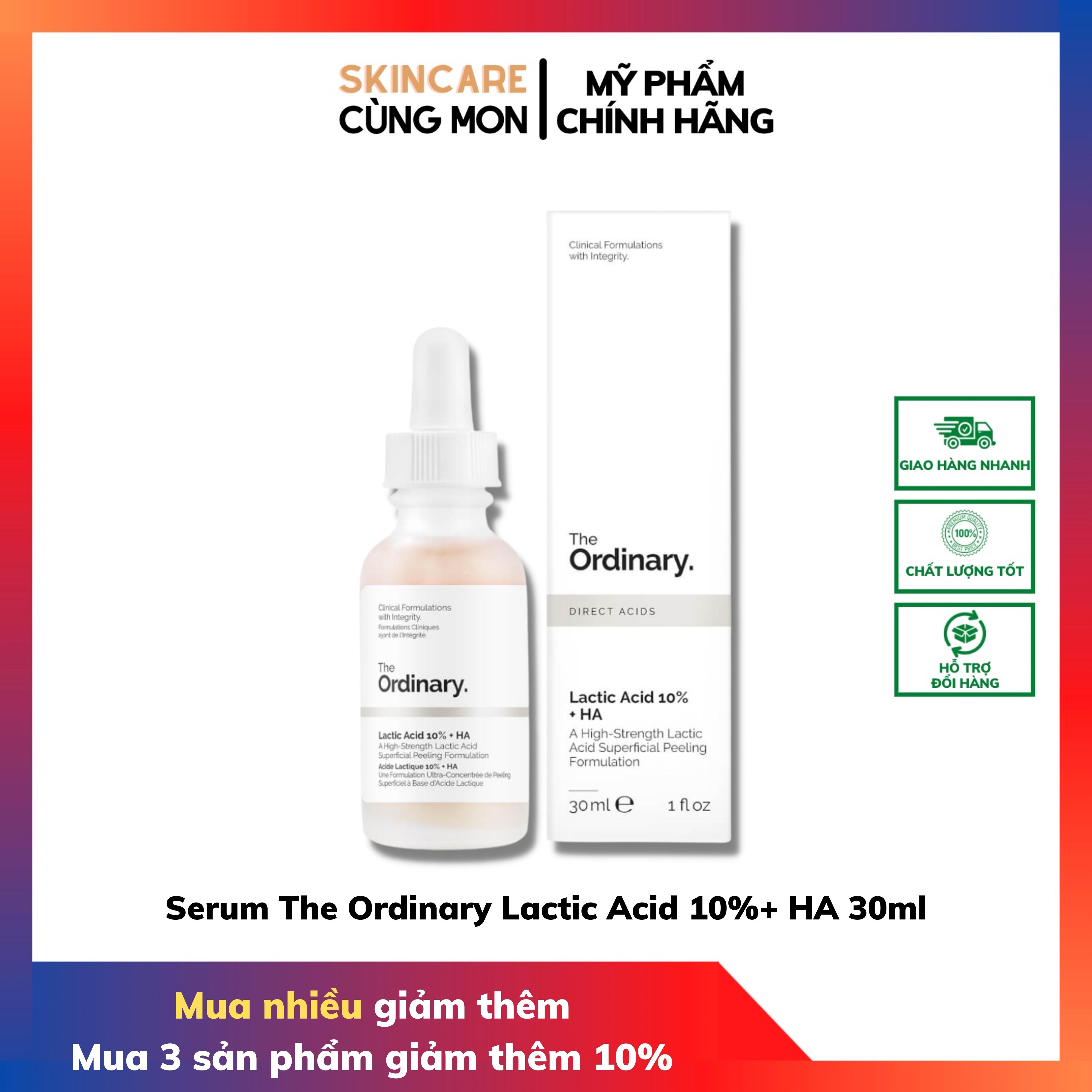 Serum the ordinary lactic acid 10%+ ha 30ml