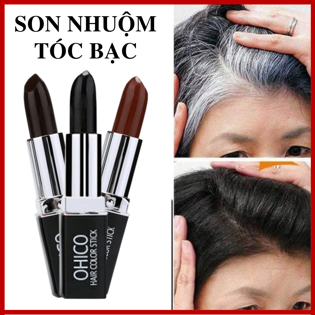 Son nhuộm tóc che phủ tóc bạc tạm thời