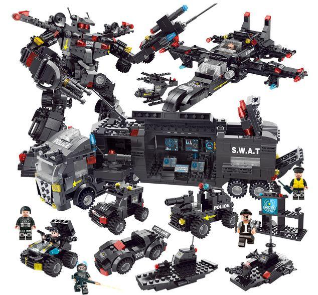 Bộ đồ chơi xếp hình Lego Black Eagle Warfare 489 mảnh ghép, chất liệu ABS an toàn, dành cho trẻ từ 5 tuổi trở lên