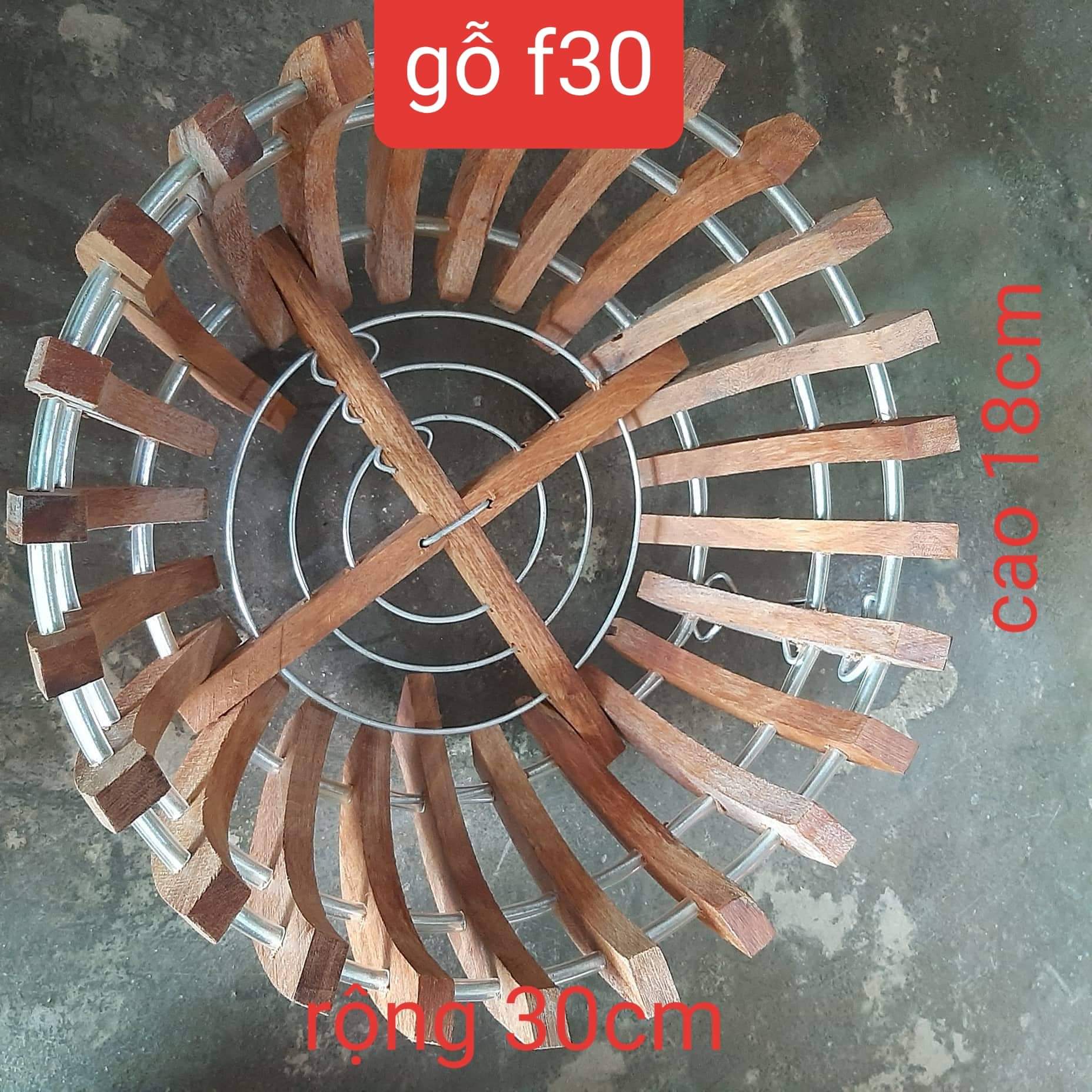 Chậu gỗ nhãn f30 dáng bí, chậu gỗ trồng lan