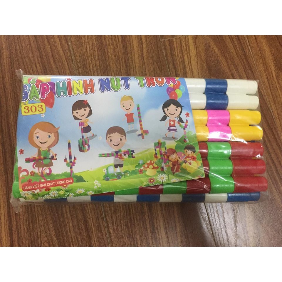 Túi xếp hình nút ghép