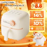 Gaabor Nồi chiên không dầu dung tích 2L công suất 900W nóng nhanh GAABOR AF20M-YE01S, nhỏ gọn màu pastel sang trọng - Bảo hành 12 tháng 1 đổi 1 [L]