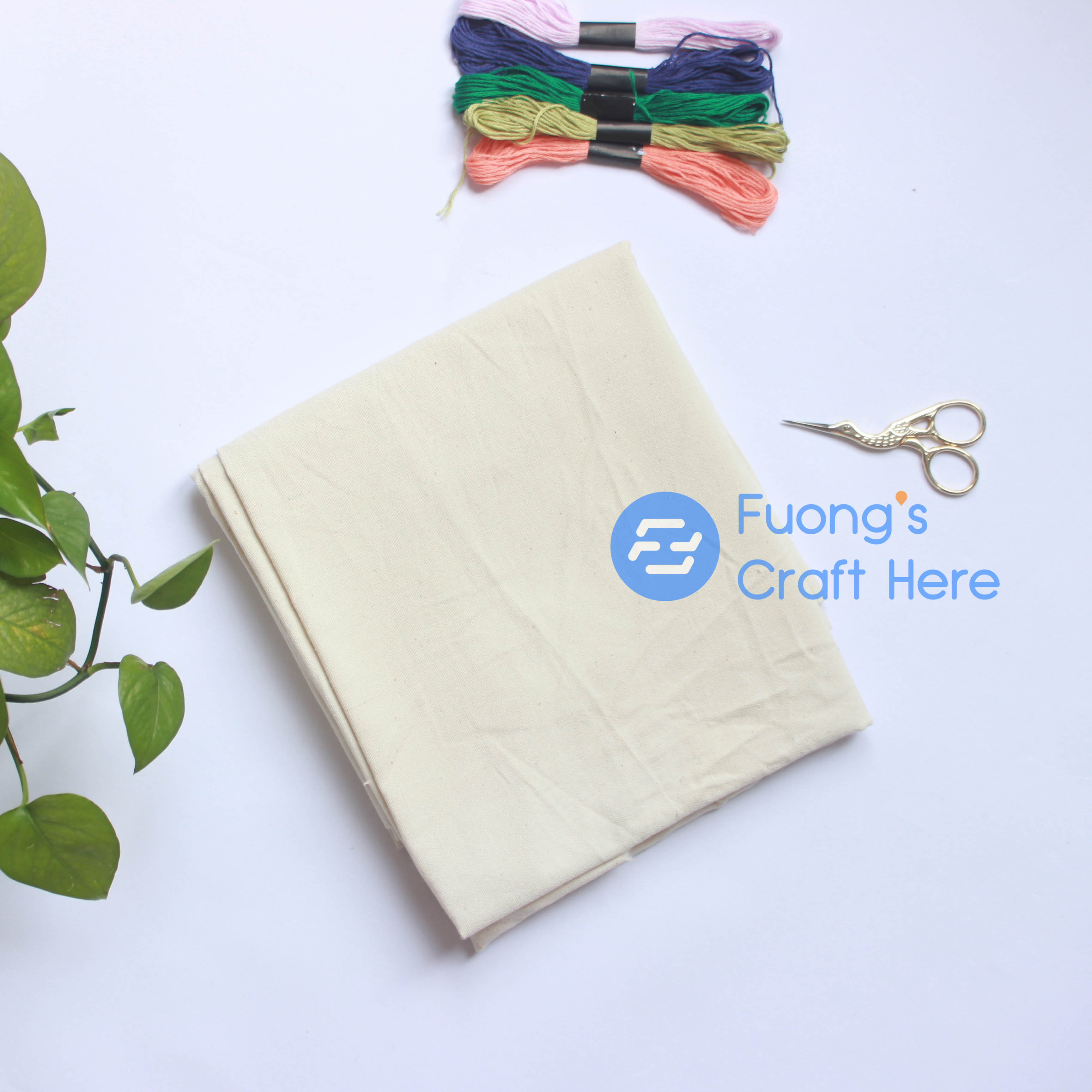 Vải Thêu Tay, Thêu Nổi Dành Cho Người Mới Bắt Đầu