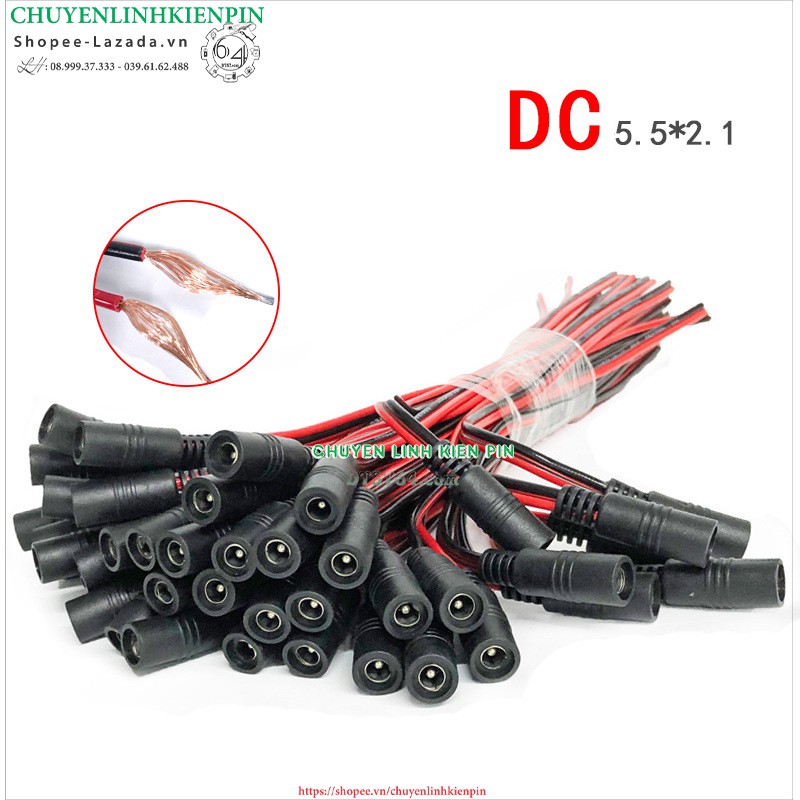 Dây sạc dây nguồn jack dc 5521