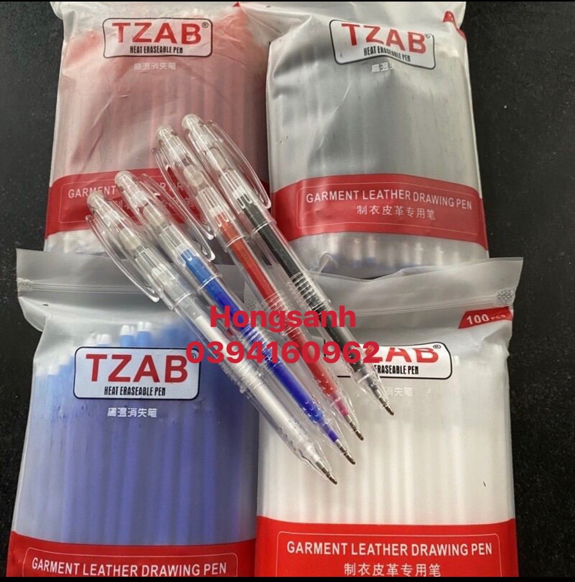 Vỏ bút dùng để bỏ ruột viết ủi bay vẽ trên vải