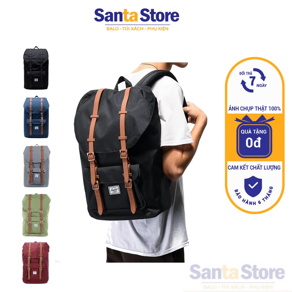 Balo nữ đi học HC17L thời trang unisex học sinh sinh viên nam cao cấp đựng laptop đi làm công sở SANTA STORE du lịch