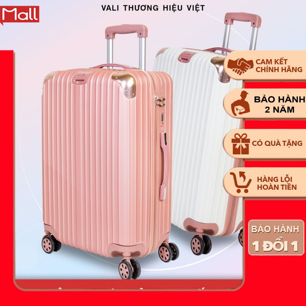 Vali Kéo Du lịch nhiều mẫu khác nhau hàng nhập khẩu cao cấp nhựa size 20 inch size 24 inch bh 2 năm