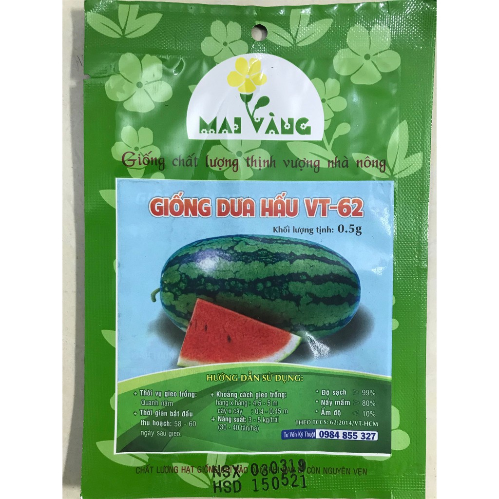 Hạt Giống Dưa Hấu 05G