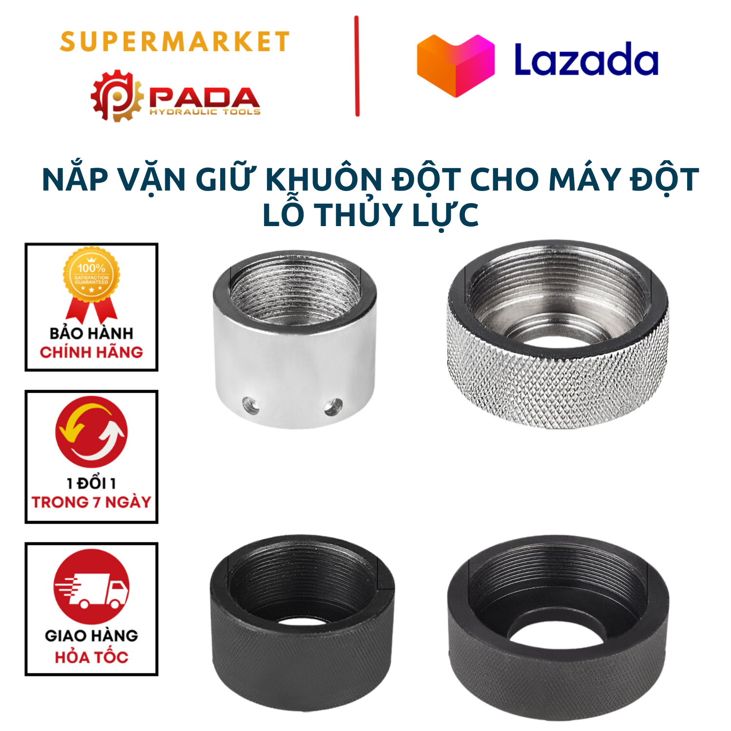 Nắp vặn giữ khuôn đột cho máy đột lỗ thủy lực ch60-ch70-hhm60-hhm70
