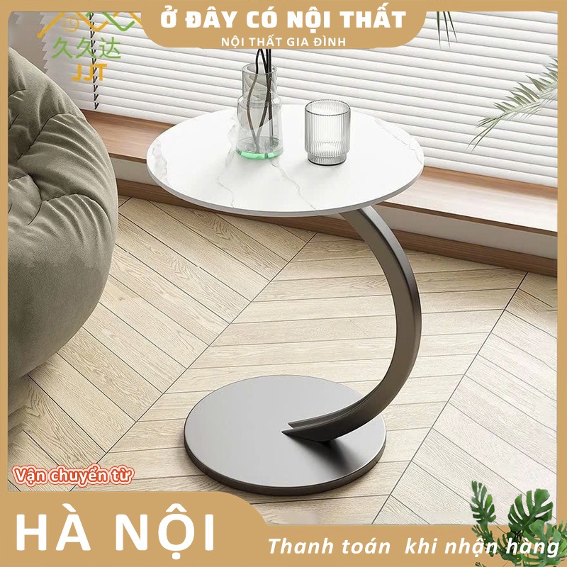 Bàn cà phê Bàn trà nhỏ gọn đơn giản nhẹ sang trọng dùng trang trí bên ghế sofa/ phòng khách/ ban công