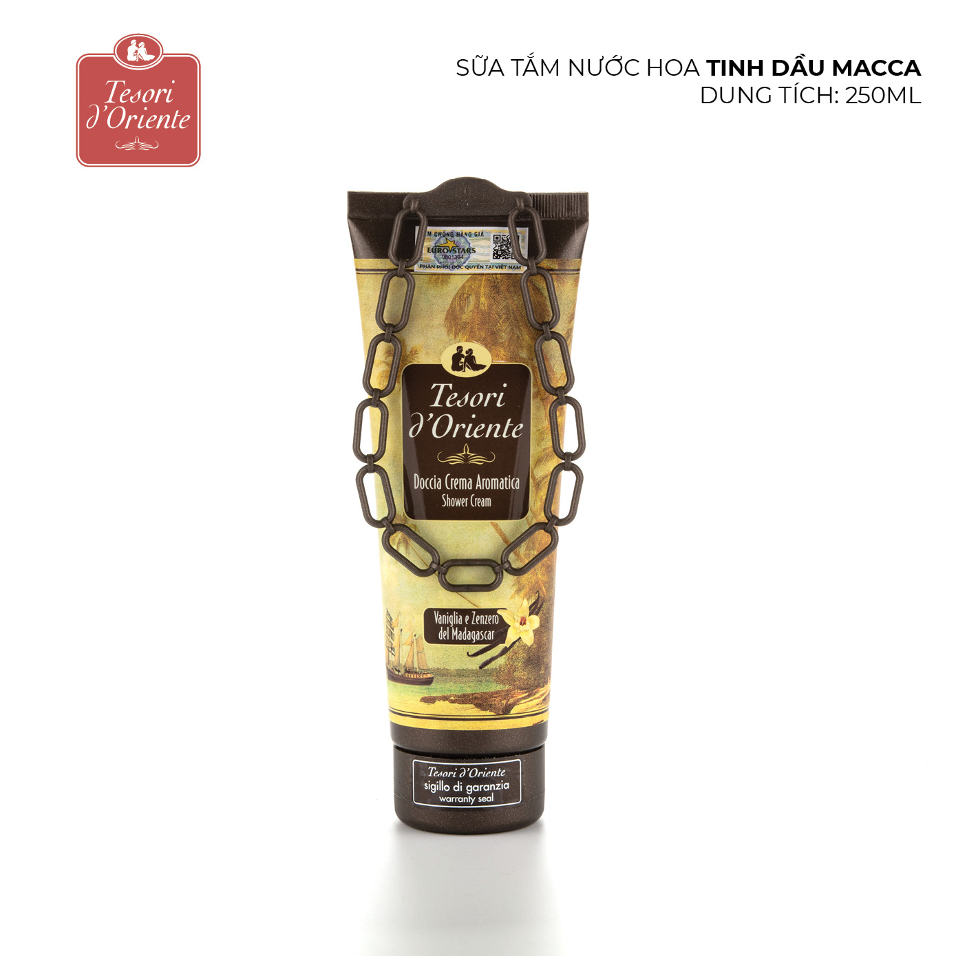 Sữa tăm Tesori d'Oriente Tinh dầu Macca 250ml