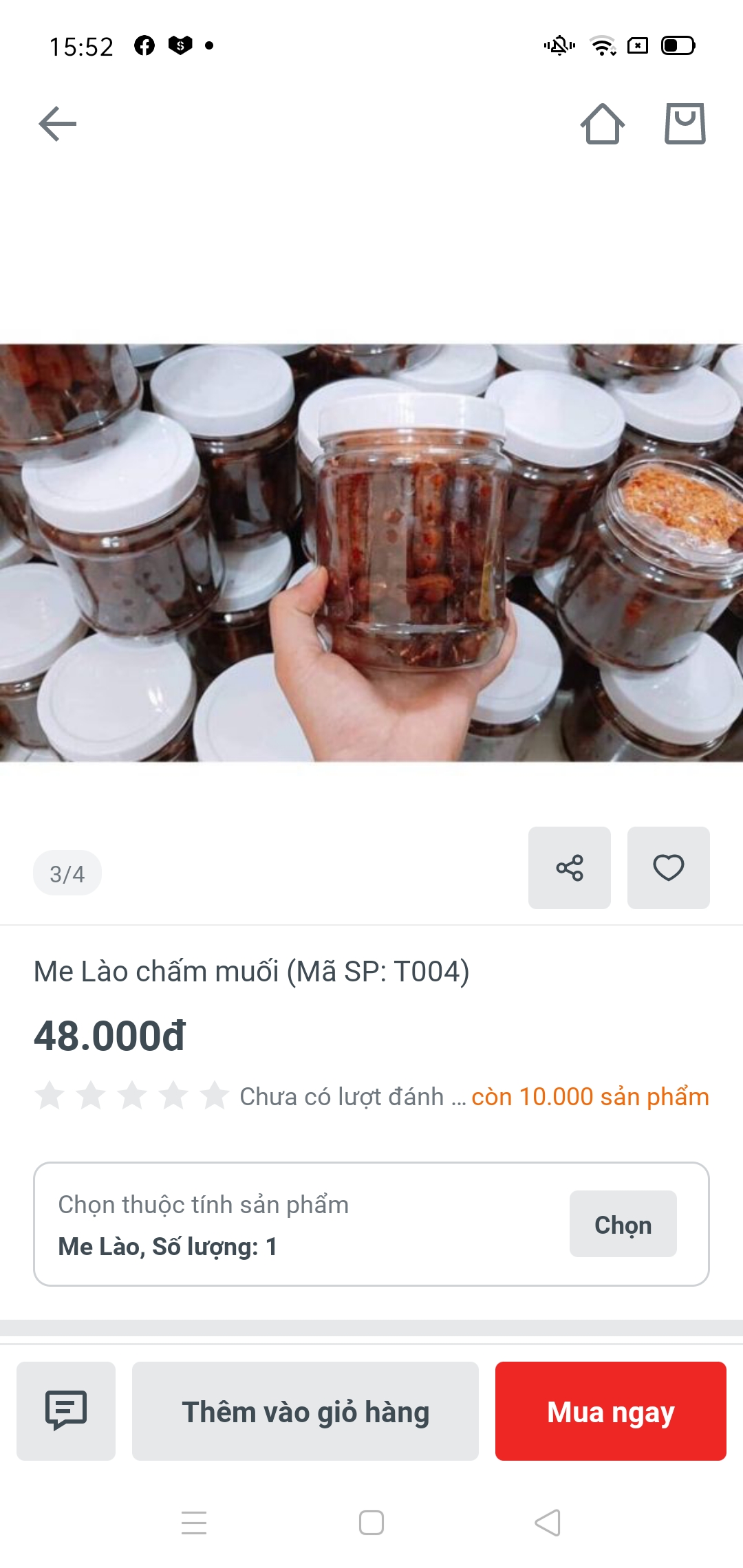 Mẹ Lào muối tôm