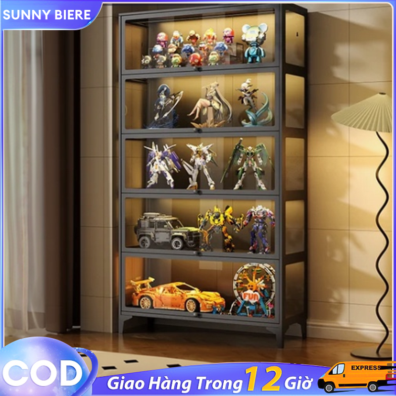  SUNNY BIERE Tủ trưng bày mô hình kệ trưng bày acrylic tủ lưu trữ kính trong suốt tủ trưng bày sưu tầm 