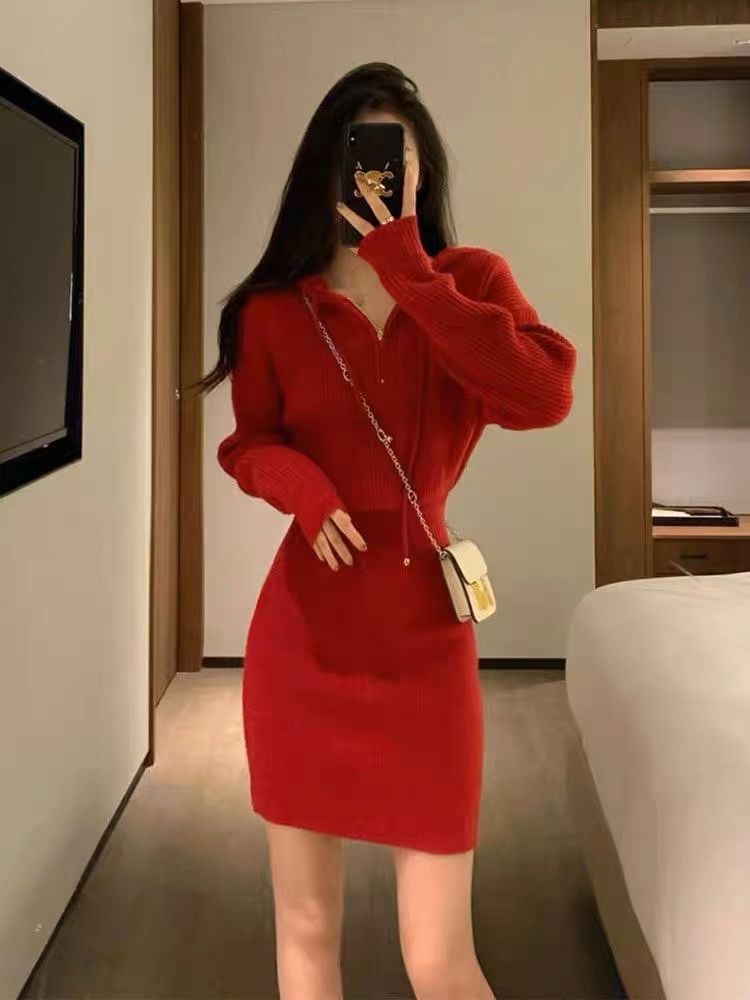 Tổng hợp hơn 69 váy len màu đỏ mới nhất  trieuson5