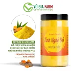 Vu Gia Pure Red Turmeric (500G/Jar) - Supports Health Recovery, Stomach Digestion, Facial Application to Nourish Skin, Effectively Remove Dark Spots and Freckles - Has Been Tested by Medical Professionals