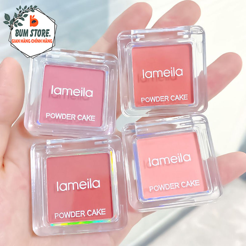  Bảng Má Hồng Lameila Đơn Sắc Ô Vuông Chất Bột Mịn Lì Hộp Phấn Mắt Má Hồng 1 Ô Cho Đôi Má Ửng Hồng Tự Nhiên Siêu Xinh 