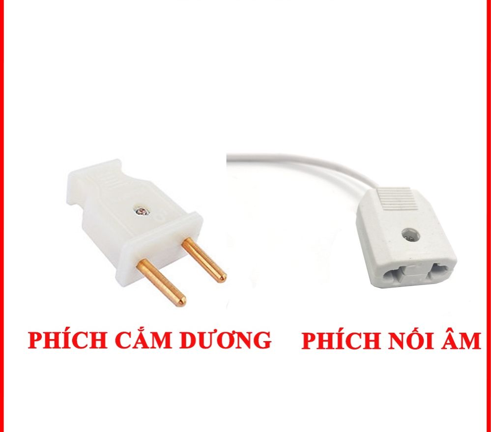 Combo 50 phích cắm điên âm + phích cắm điện dương loại tốt