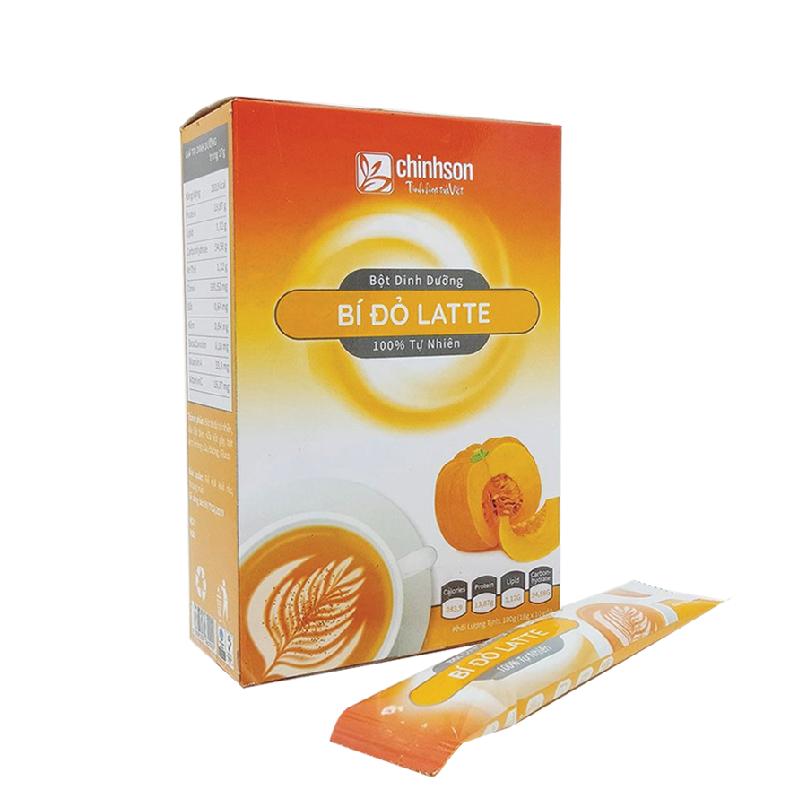 Trà sữa chính sơn bí đỏ latte 180g