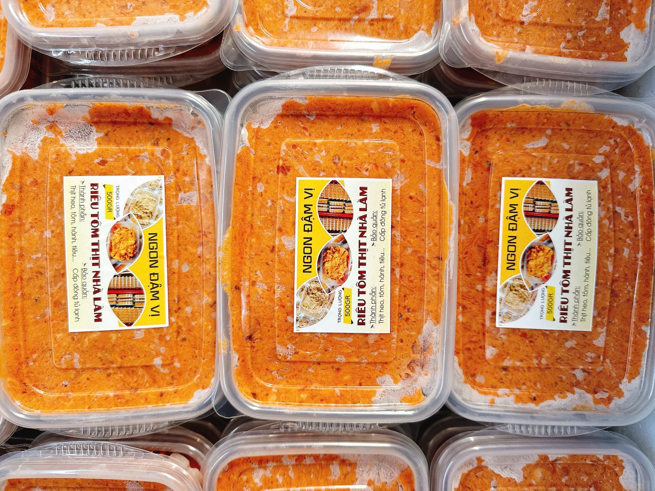Rêu Tôm Thịt Nhà Làm 500g (giao HCM)