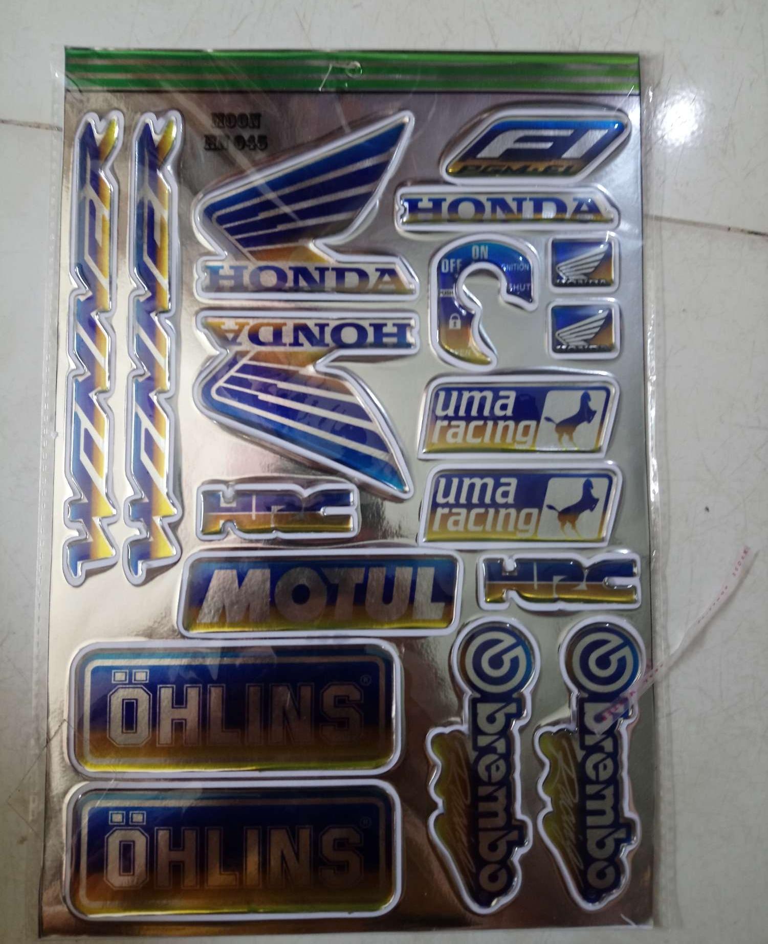 Tem chữ winner giả màu titan nổi