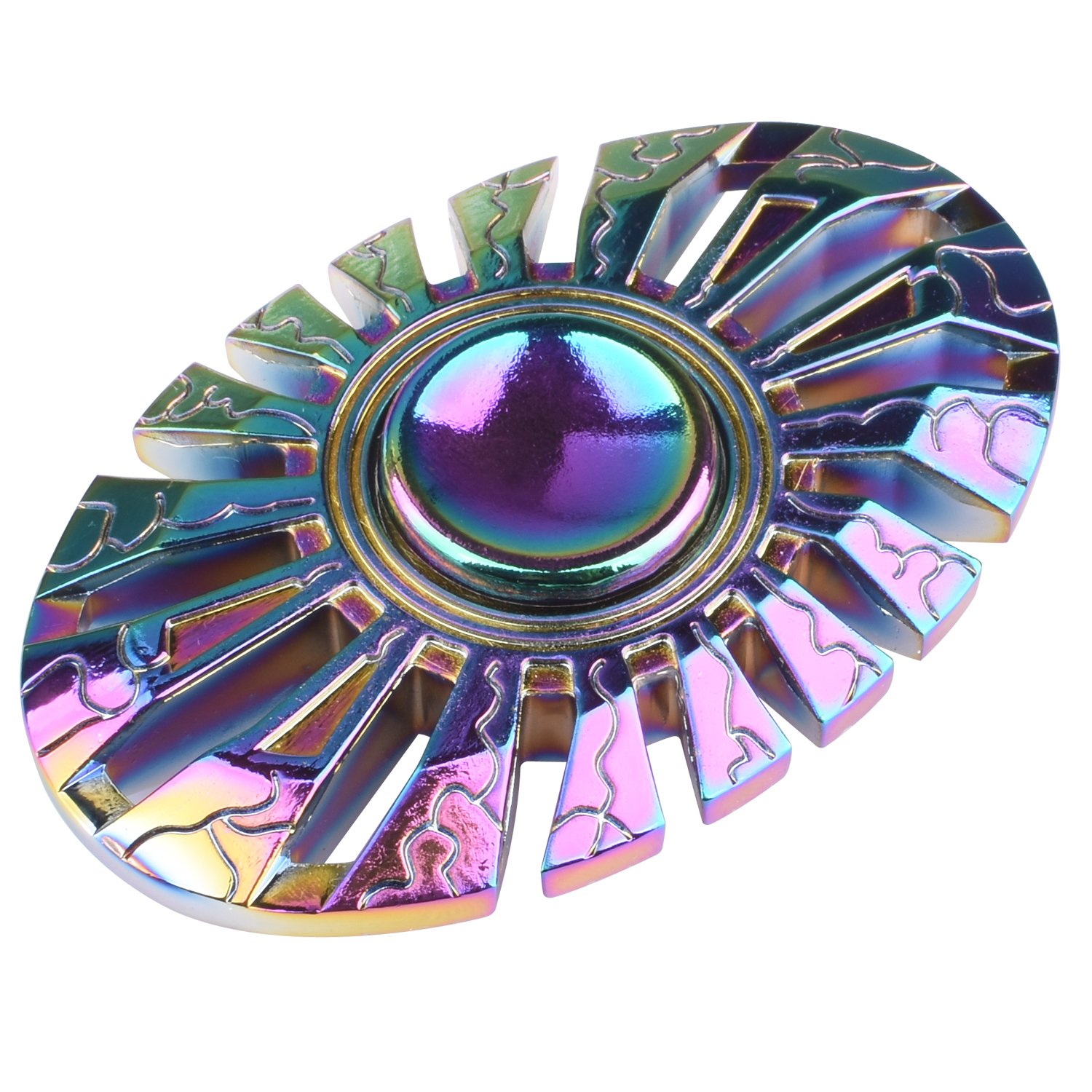 Con Quay Hand Fidget Spinner Oval mạ Titan 60-120 giây Legaxi HSCH