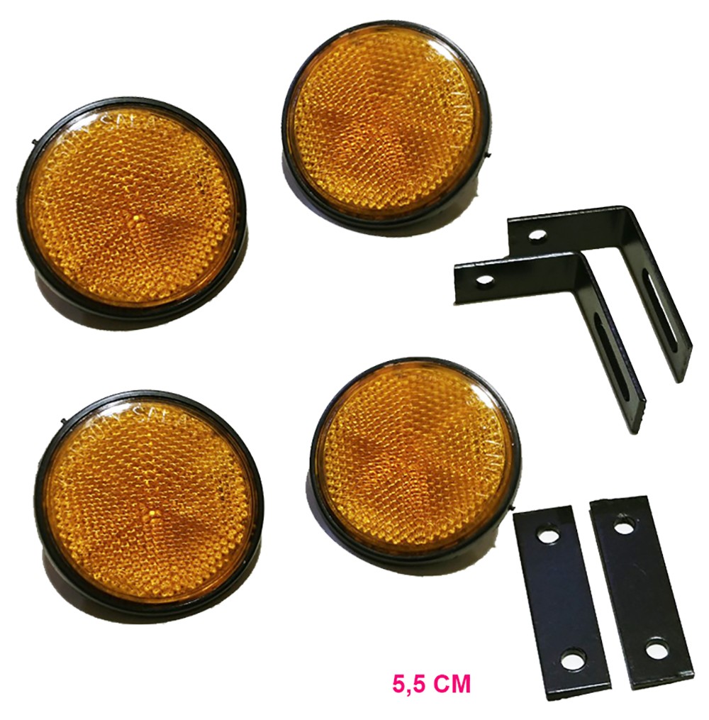 Combo trước sau Mắt mèo phản quang gắn mọi loại xe