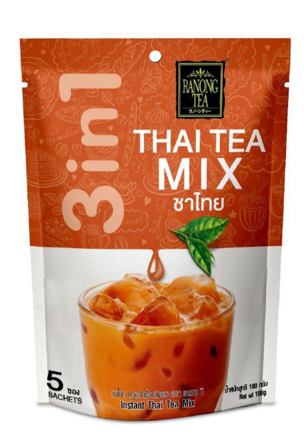 Trà sữa Thái hòa tan Ranong Tea đỏ 100g