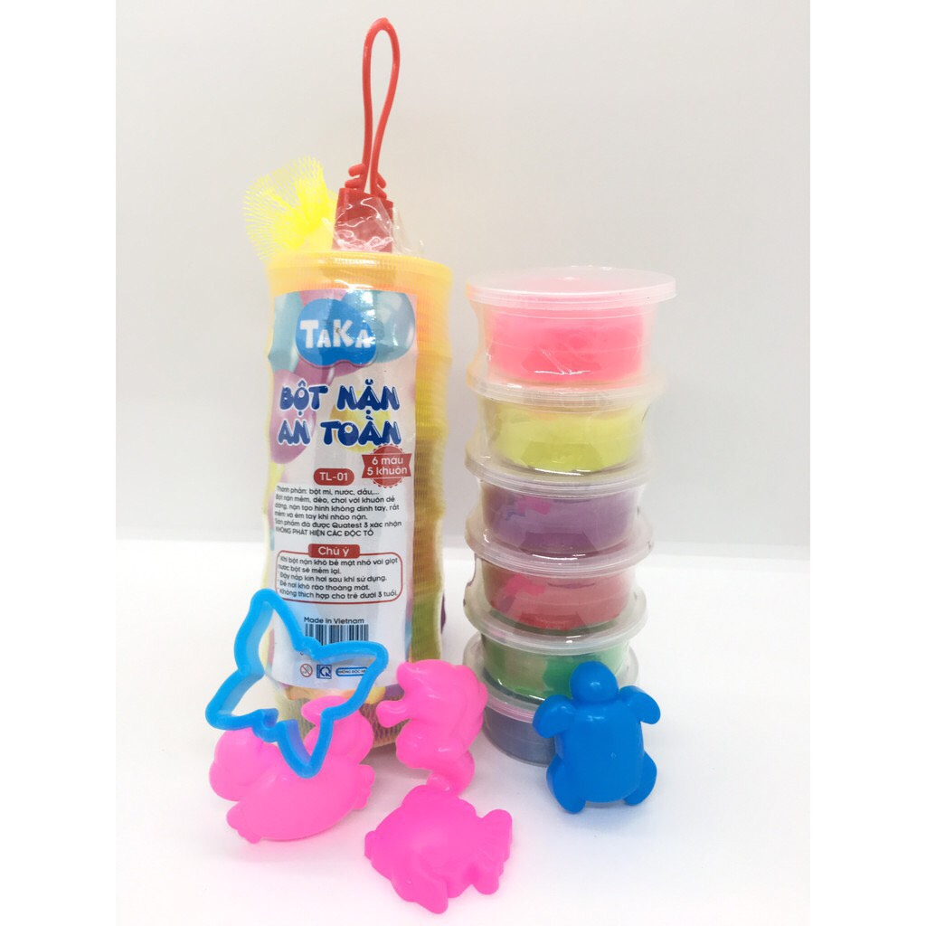 Đất Nặn an toàn cho bé Bột Nặn TAKACOL 100% an toàn cho bé  TL-01