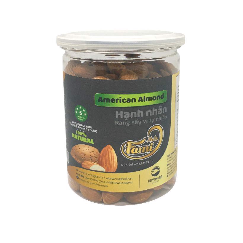 Hạt hạnh nhân rang sấy Fami Nuts hũ 300g
