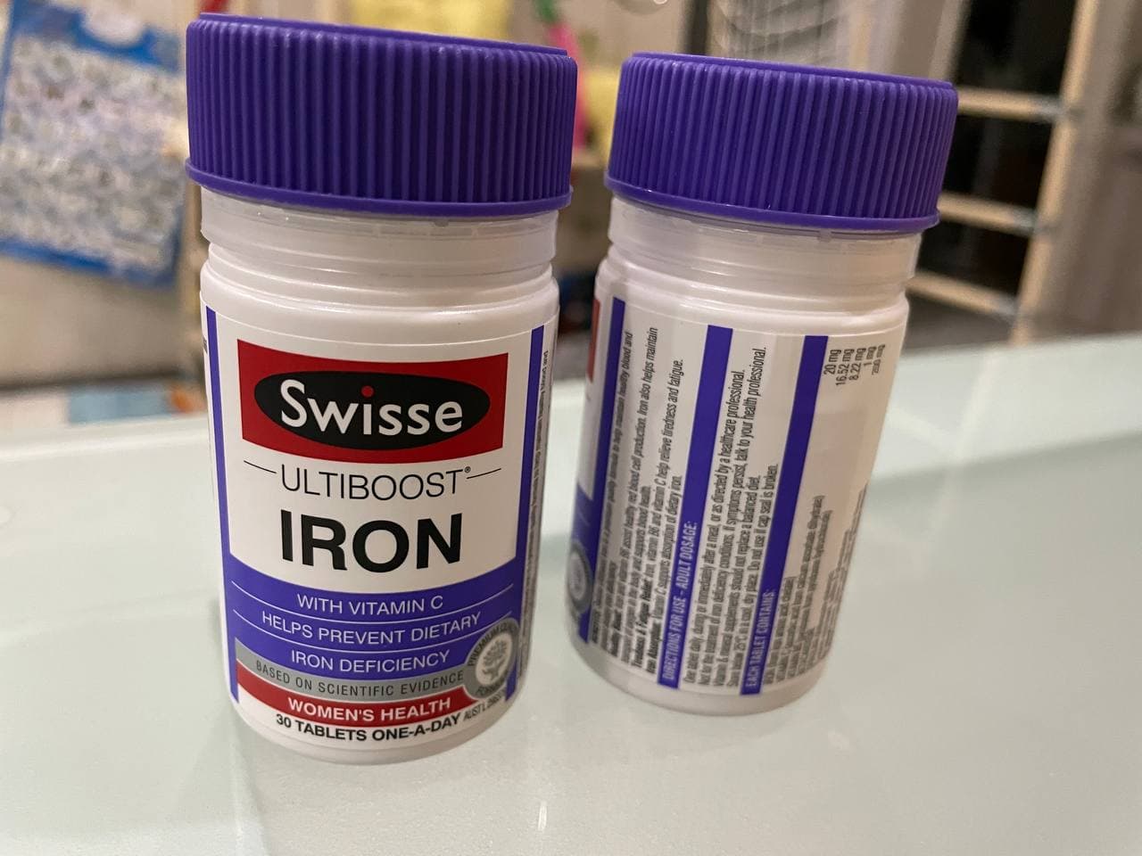 Viên bổ sung sắt Swisse Ultiboost Iron 30 viên từ Úc