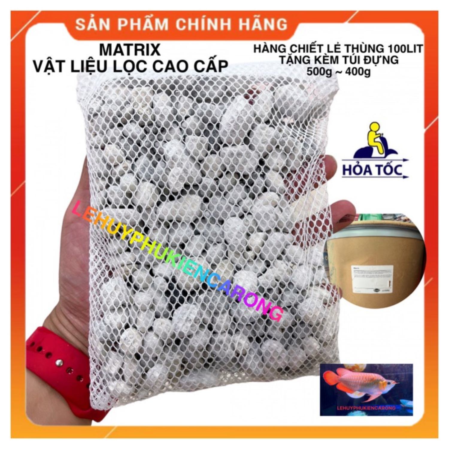 "hoàn tiền đến 10%" matrix seachem + matrix pond 1 lít + tặng kèm túi vll cao cấp hàng chiết thùng 100 lít