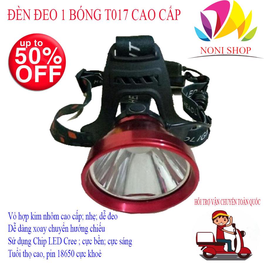 Đèn Pin Đeo Đầu, Đèn Pin Đeo Đầu 1 Bóng Chip Led T017, Siêu Sáng, Zoom Xa Lên Đến 500M Độ Sáng Lên Đến 2000Lm, An Toàn Dễ Dử Dụng, Bảo Hành Uy Tín 1 Đổi 1 Toàn Quốc.