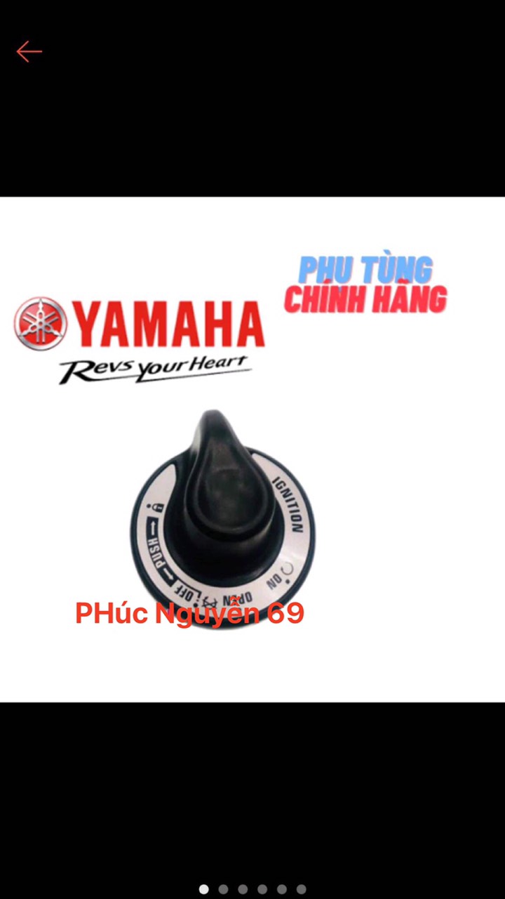 Núm ổ Khoá Smartkey các dòng xe yamaha, Chính Hãng