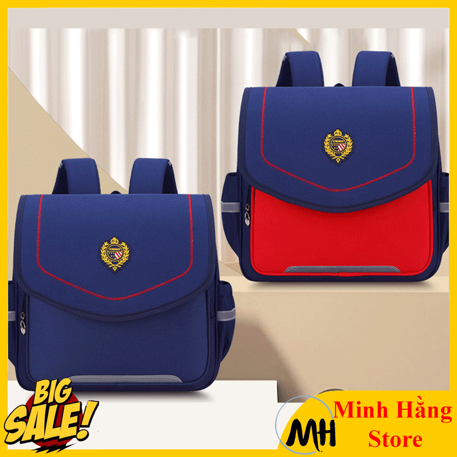 [CAO CẤP] Balo cho bé trai ,bé gái cặp tiểu học cấp 1 từ lớp 1 đến lớp 5 kiểu dáng Hoàng Gia Anh, cặp sách chống gù học sinh