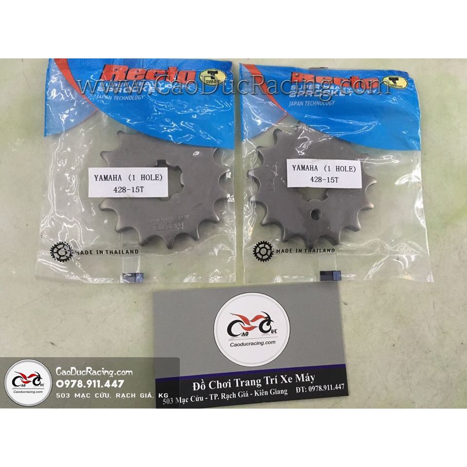 Nhông recto mặt trời siêu bền size 15 14 cho yamaha sirius taurus ex150 ex135 winner sonic honda