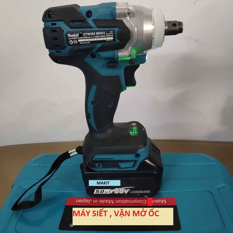 MÁY VẶN MỞ ỐC VÍT MAKITA 86V , 2PIN + 1 SẠC + 1 HỘP ĐỰNG
