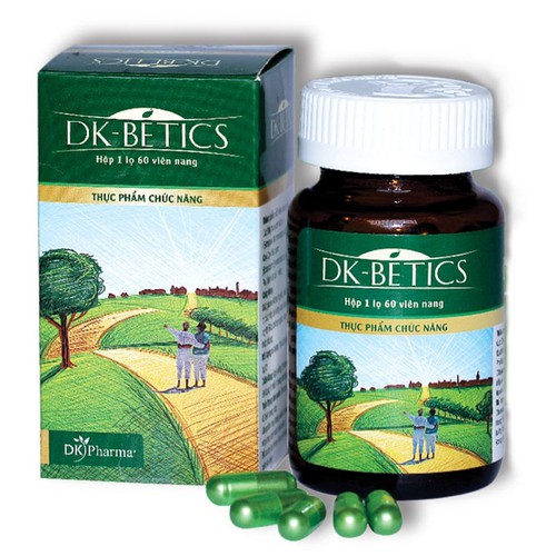 [HÀNG CHÍNH HÃNG]Viên uống  Tiểu Đường Dây Thìa Canh DK BETICS-• Hỗ trợ giảm đường huyết , kiểm soát đường huyết cho người mắc bệnh tiểu đường - hộp 60 viên.