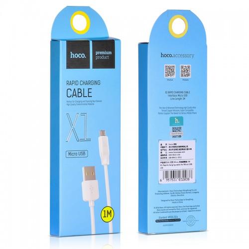 Cáp sạc Micro USB Hoco DU01 sạc nhanh 2.4A, dây dẻo chống đứt dài 100cm 2