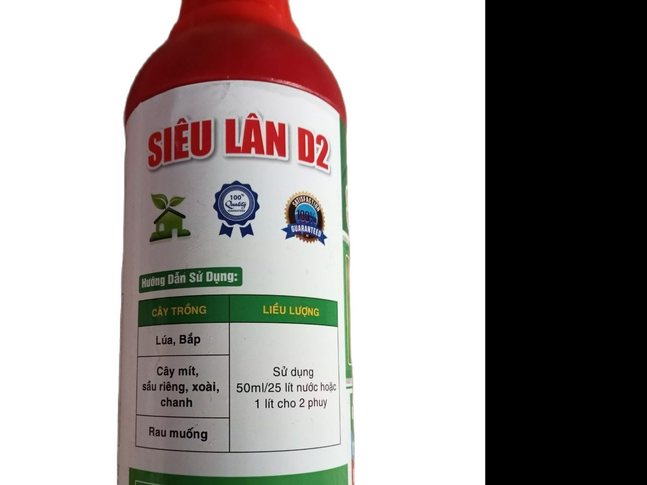 Phân bón lá siêu lân d2. ra rễ bung chồi.