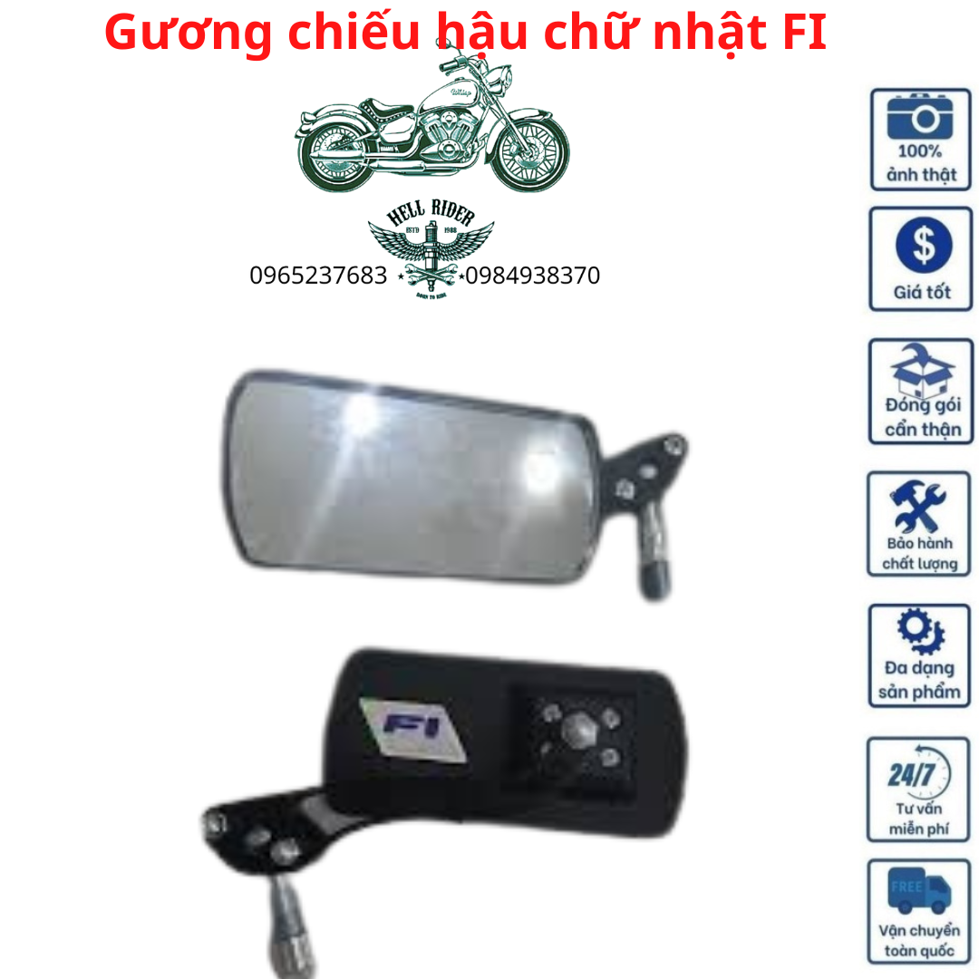Gương hình chữ nhật , gương thời trang giá rẻ hiệu FI