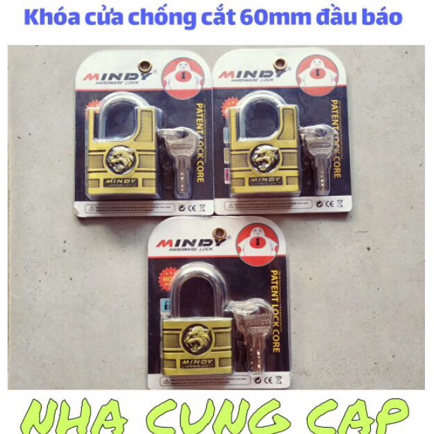 Set 3 ổ khoá cổng MINDY dùng chung 1 CHÌA chủ ( COMBO gồm 50 chìa phụ )