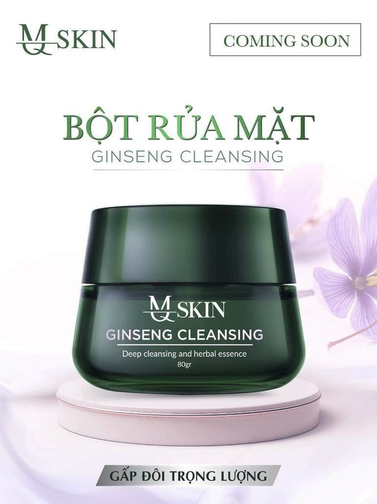 Bột rửa mặt Nhân Sâm Mqskin