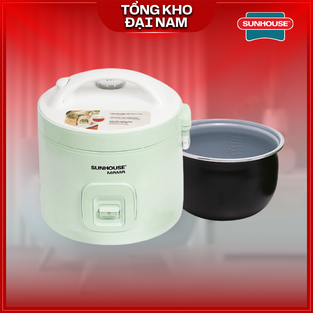 Nồi cơm điện 1.2l sunhouse mama shd8265b